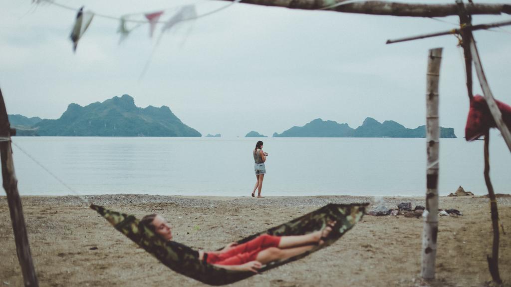 Woodstock Beach Camp Hien Hao Exterior foto