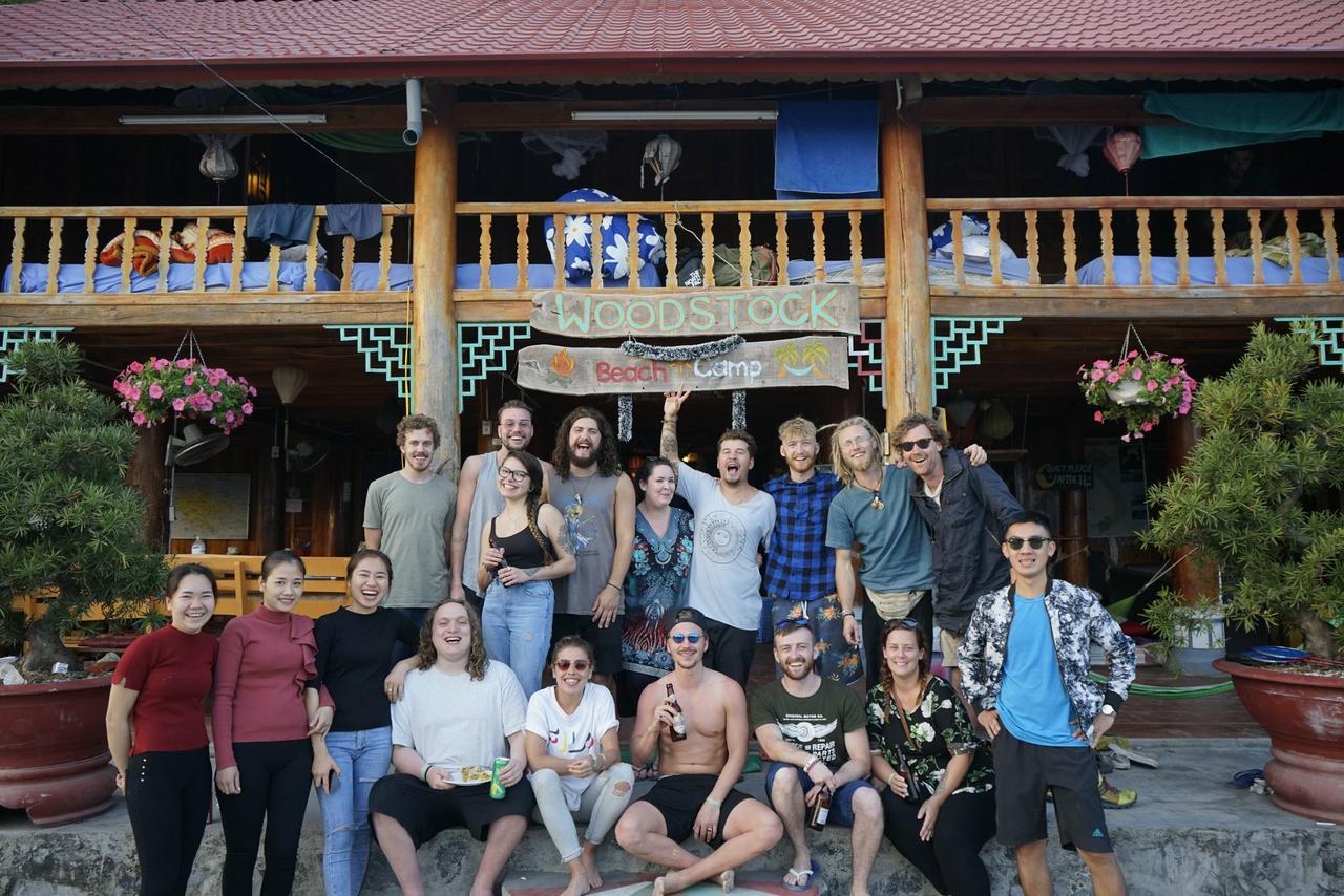 Woodstock Beach Camp Hien Hao Exterior foto
