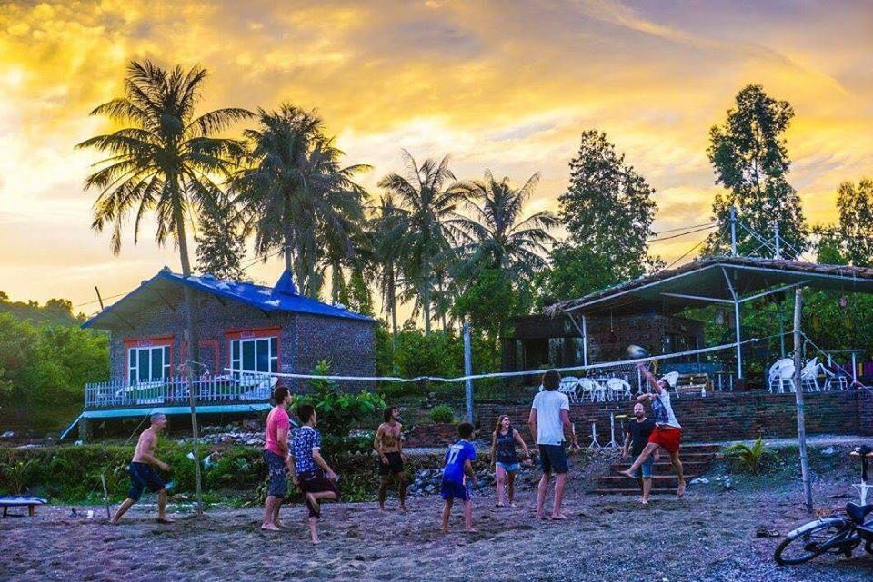 Woodstock Beach Camp Hien Hao Exterior foto
