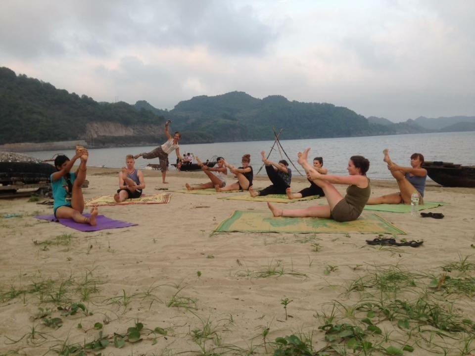 Woodstock Beach Camp Hien Hao Exterior foto